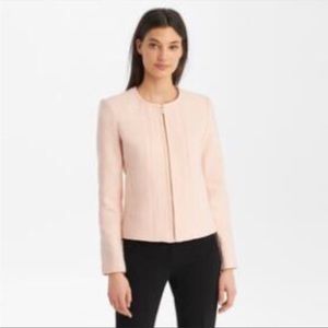 Blush pink Karl Lagerfeld jacquard jacket